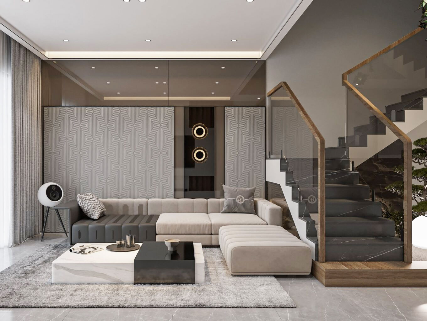 Thiết kế nội thất nhà phố Thái Bình