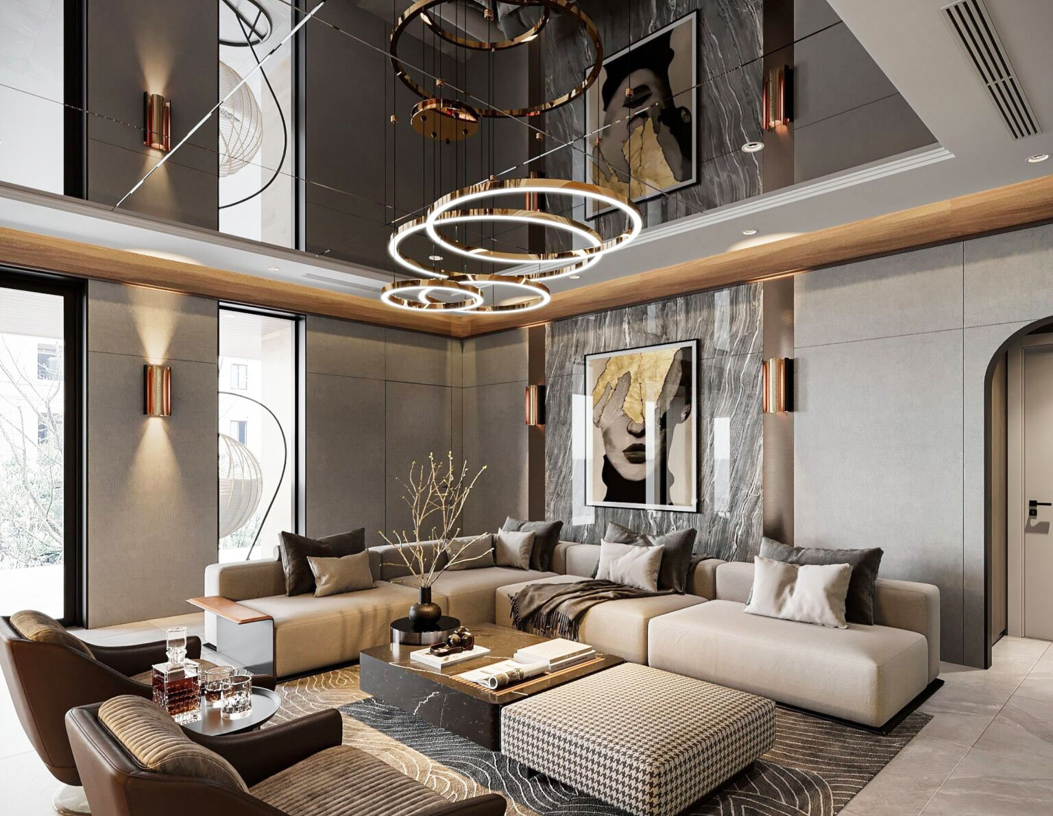 Thiết kế nội thất biệt thự Bắc Ninh