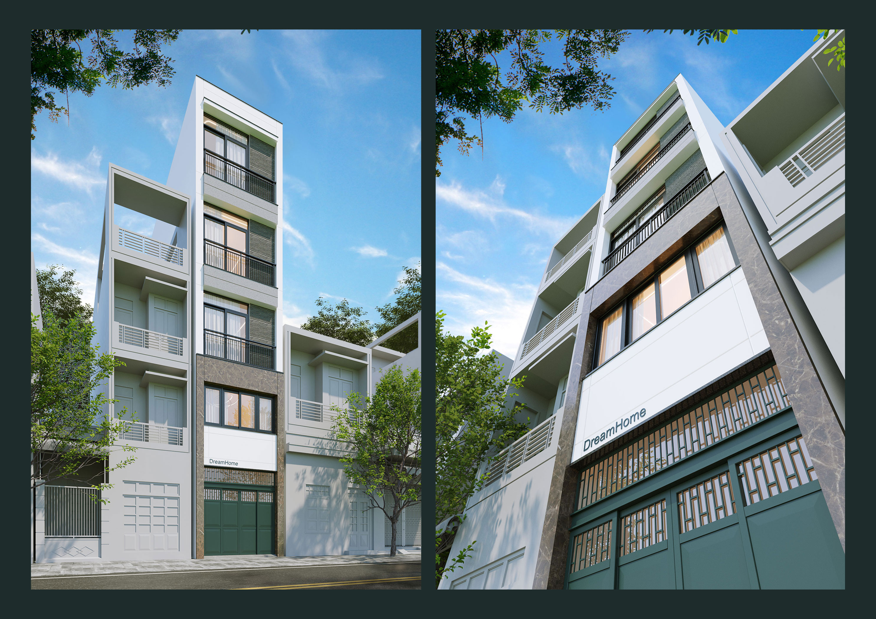 Thiết kế nhà phố Hoàng Quốc Việt